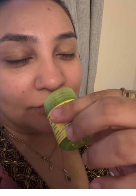 Real customer using the Thai herbal inhaler